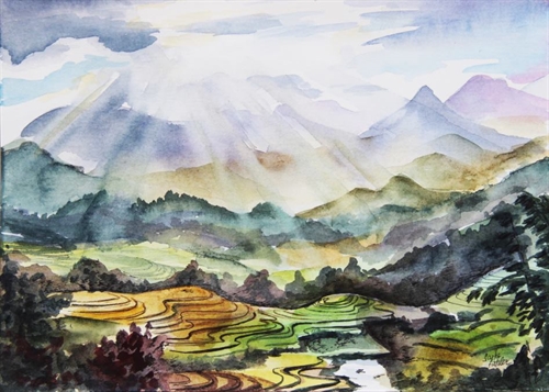 Russian artist inspired by Viet Nam